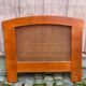 Solid wood and cane headboard 92cm