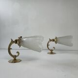 PAIR OF OLD ART-DECO WALL LIGHTS