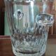 Old hand-cut crystal champagne bucket