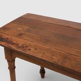 Rustic Farmhouse Table in Pine Wood, France, 1850s