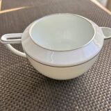 Bernardaud Limoges table service platinum model, 45 pieces