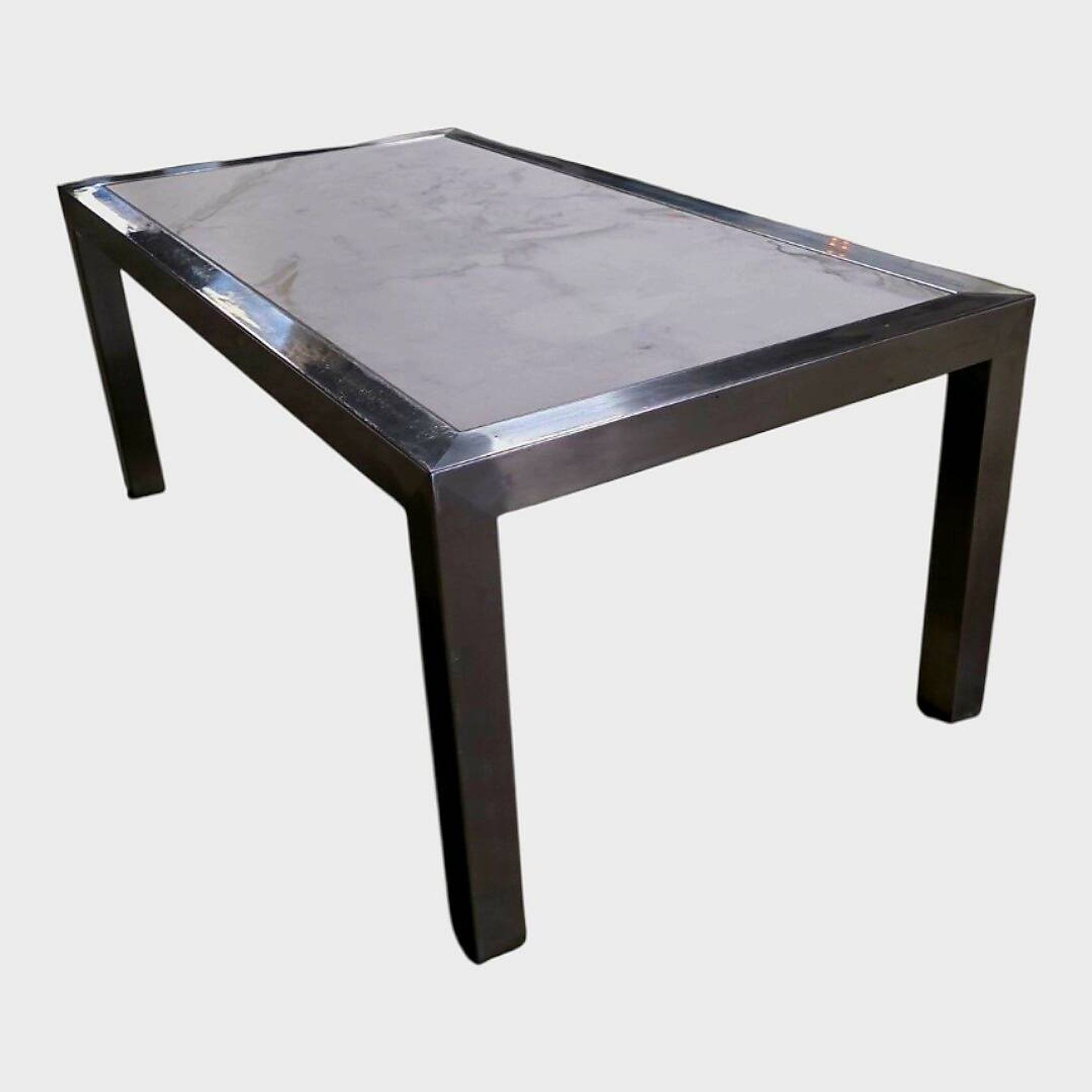 Table basse en marbre blanc – Circa 1970