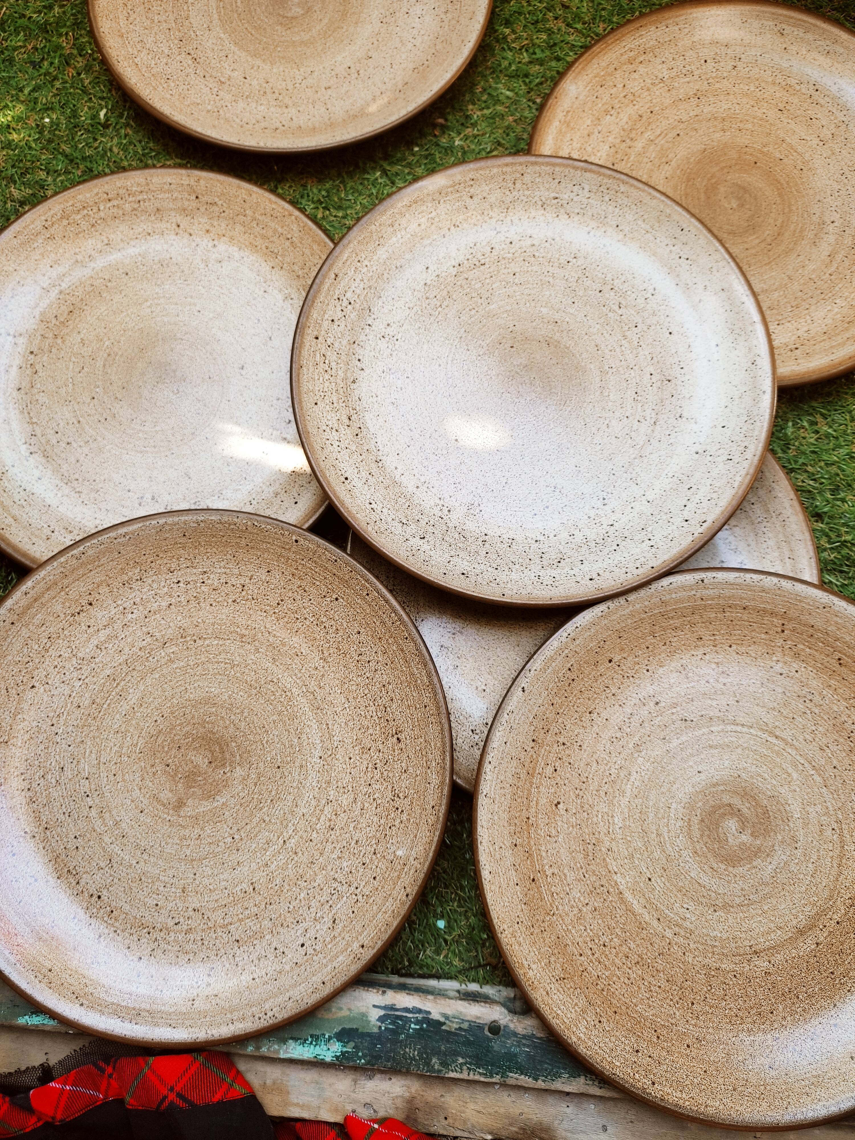 7 ceramic plates by Niderviller model Toledo