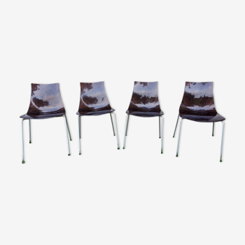 Lot de 4 chaises ice Calligaris