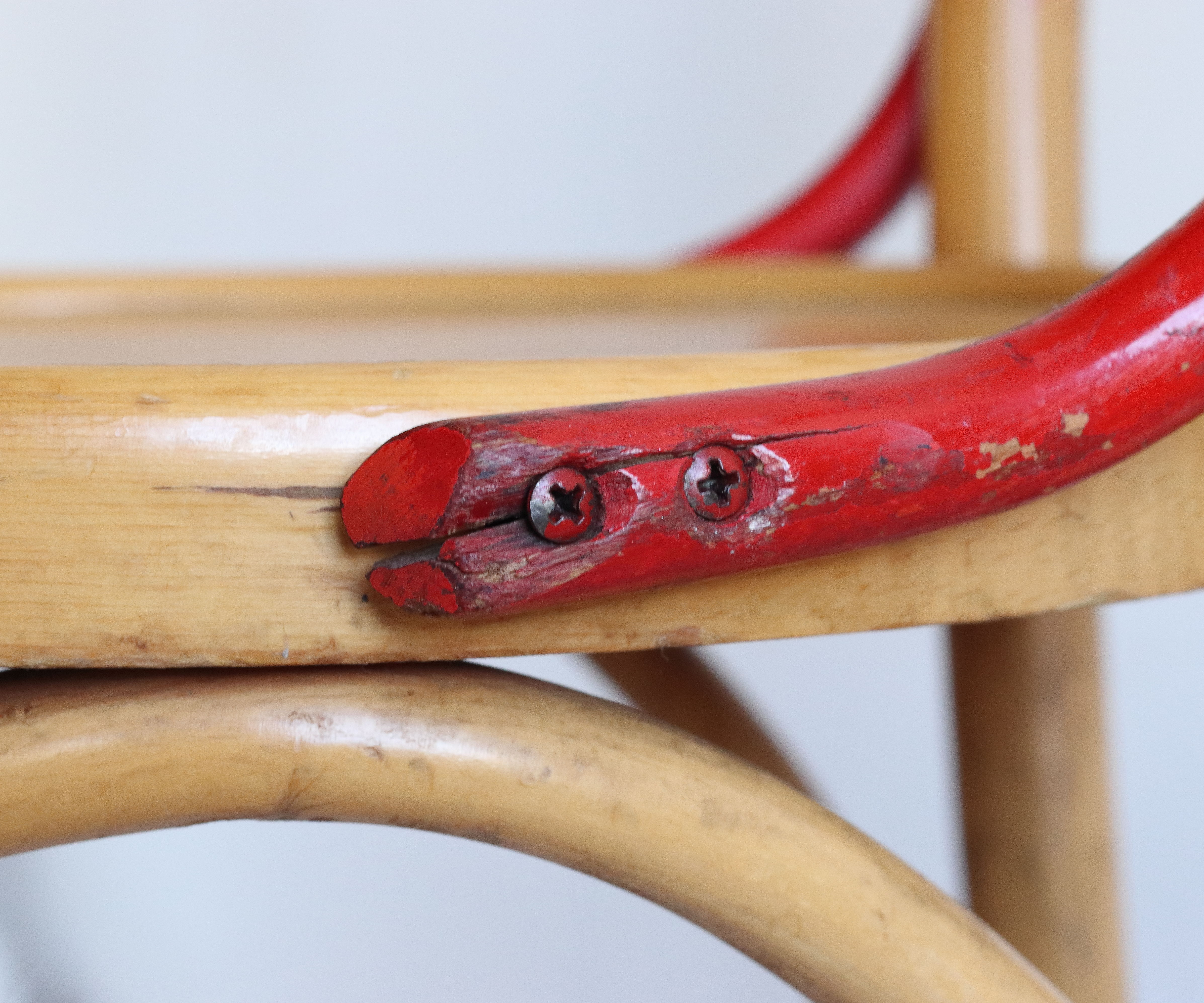 Chaise bistrot en bois courbé