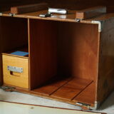 Caisse, vintage wood business firm