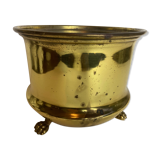 Golden metal pot