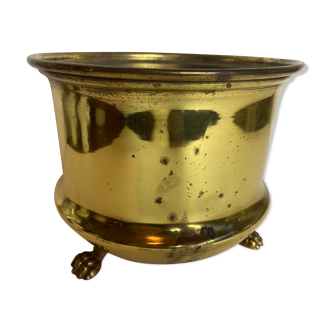 Golden metal pot