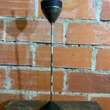 Vintage Cast Iron Stand Ashtray + Chrome Metal Arm