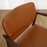 Danish armchair in Rio rosewood by Erik Buch