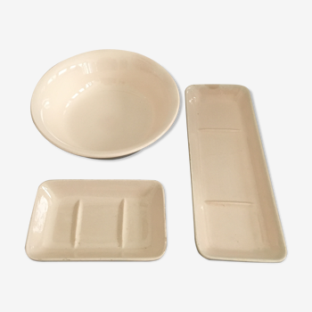 Set coupelle et porte savon Digoin Sarreguemines