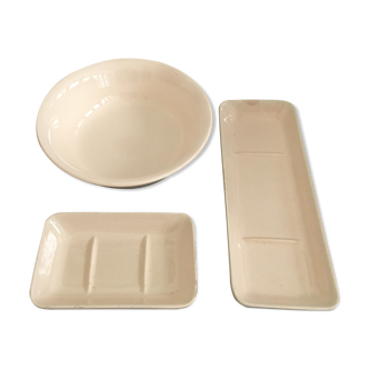 Set coupelle et porte savon Digoin Sarreguemines