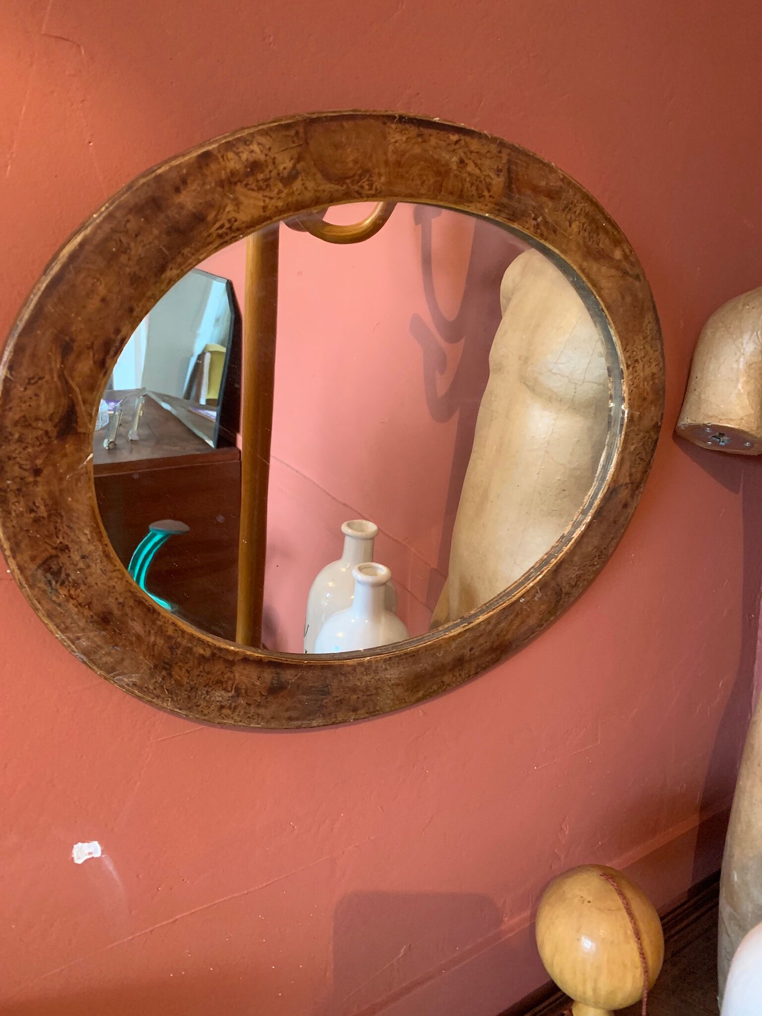Oval mirror