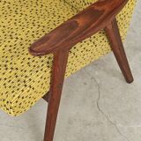 Paire de fauteuils Jaune par Jaroslav Smidek pour Ton (Thonet) Expo 58