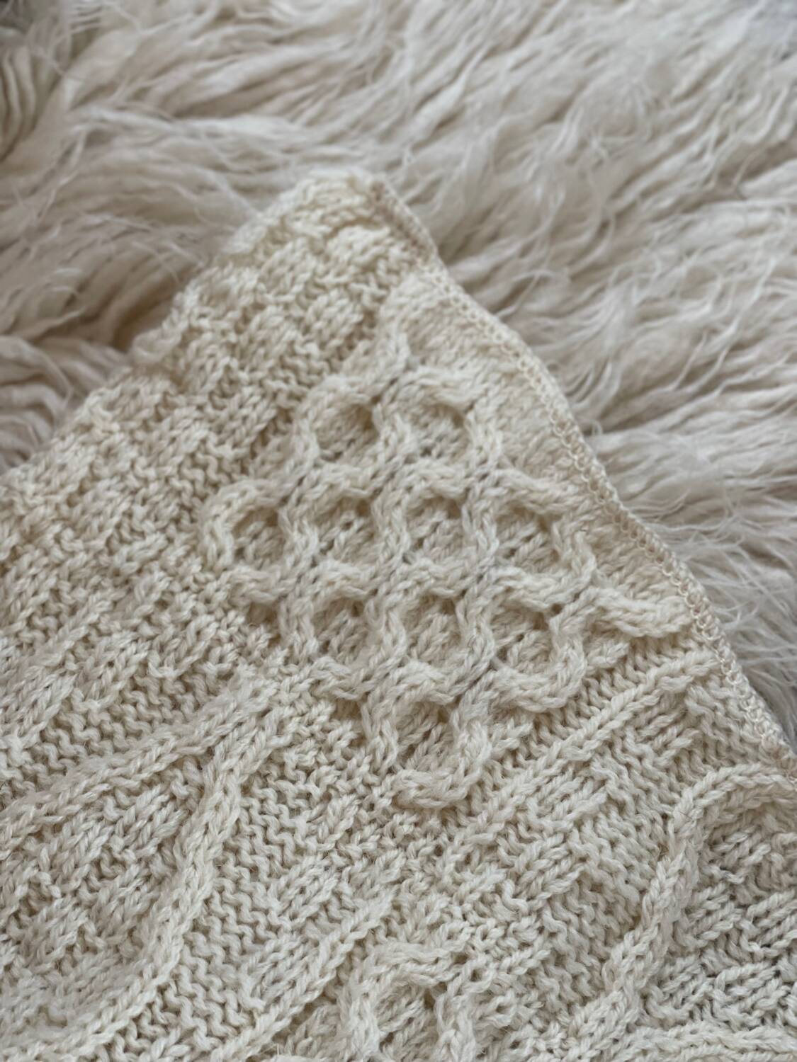 Pure natural wool English blanket