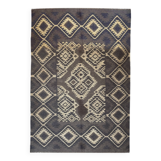 Tapis Kilim tissé à la main en jute et laine, salon, tapis traditionnel indien