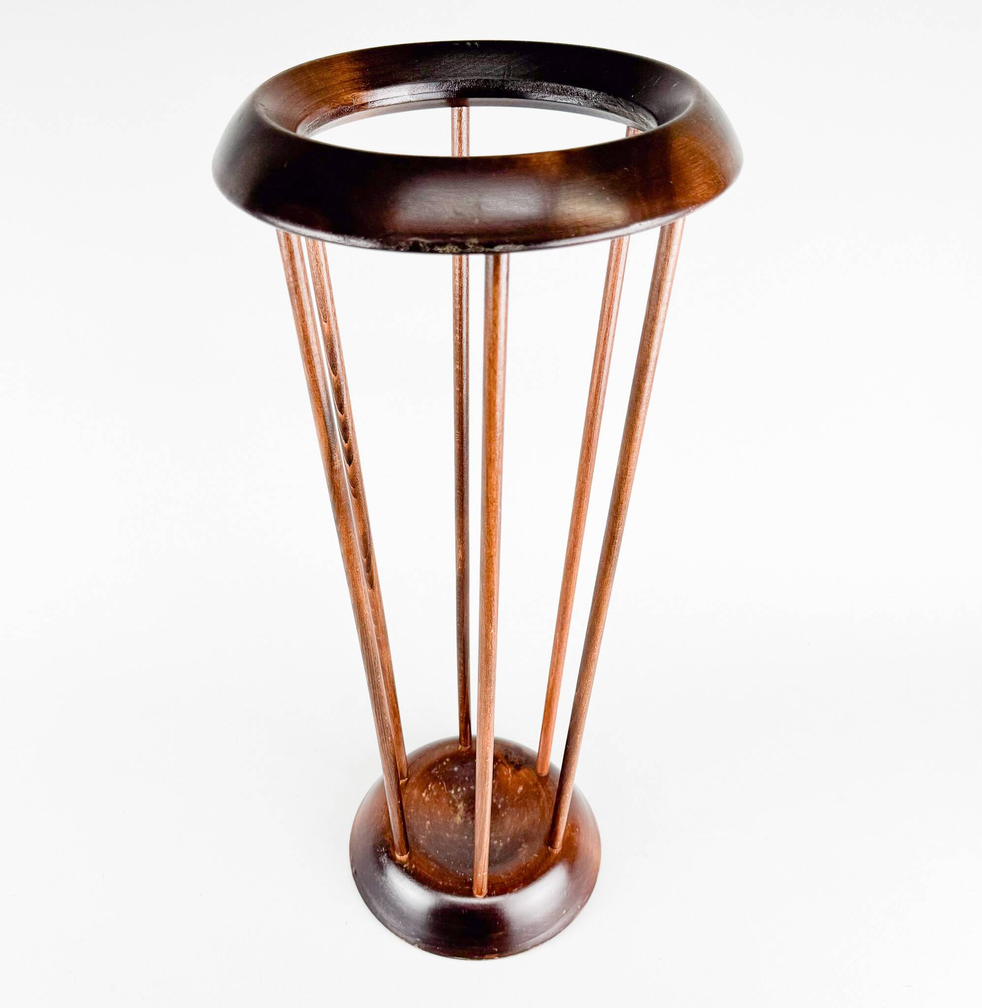Porte-parapluies en bois Art Déco