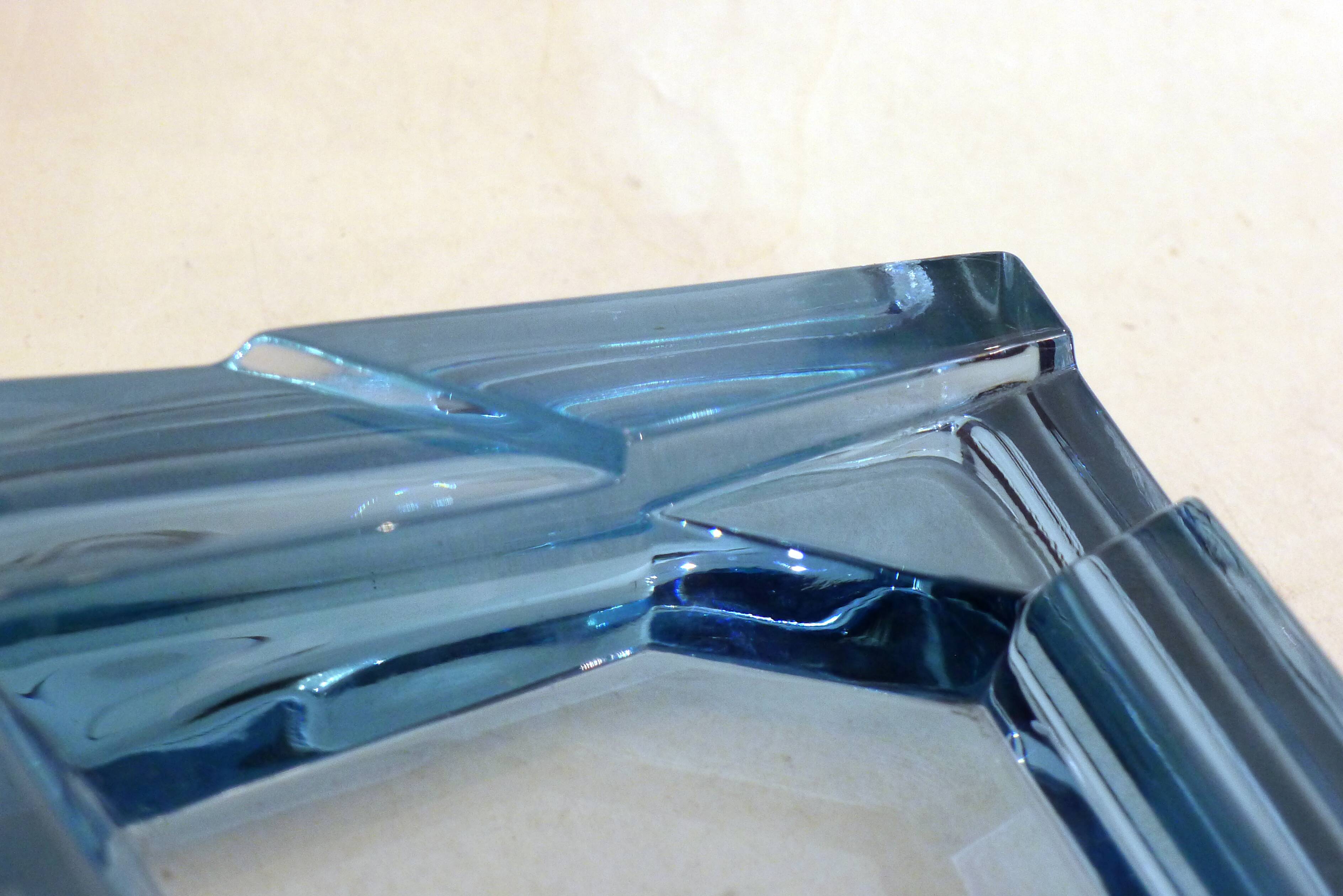 Kent ice floe glass ashtray