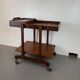 Mid-Century Italian Wooden Bar Trolley, 1960s