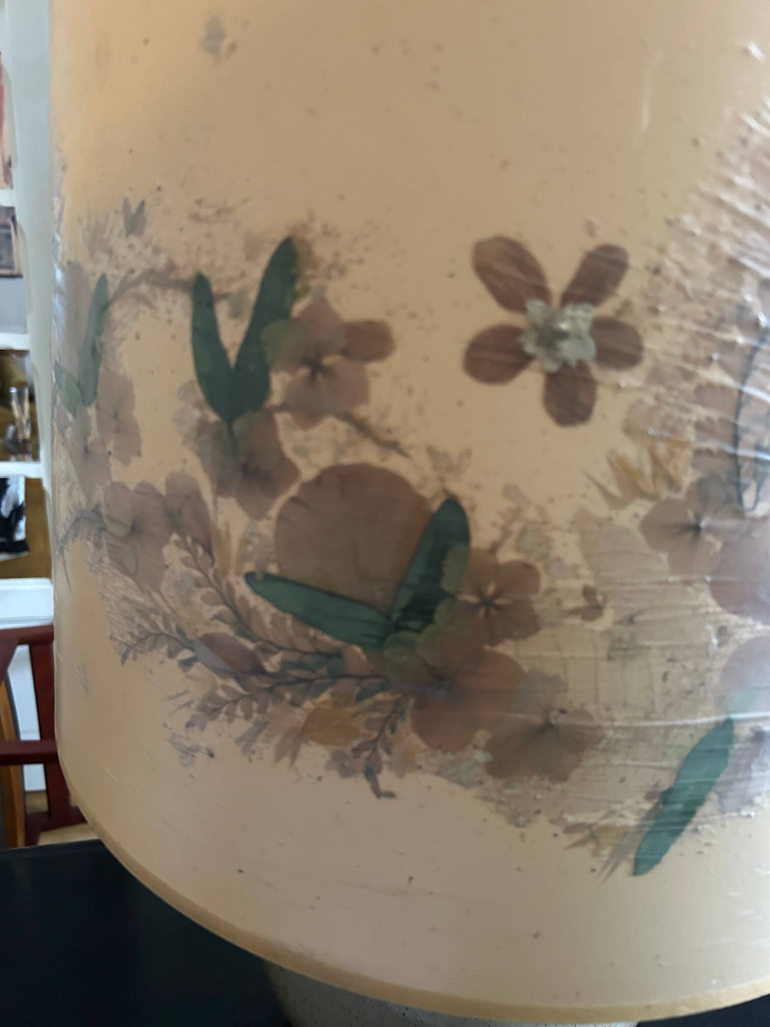 70s ceramic lamp