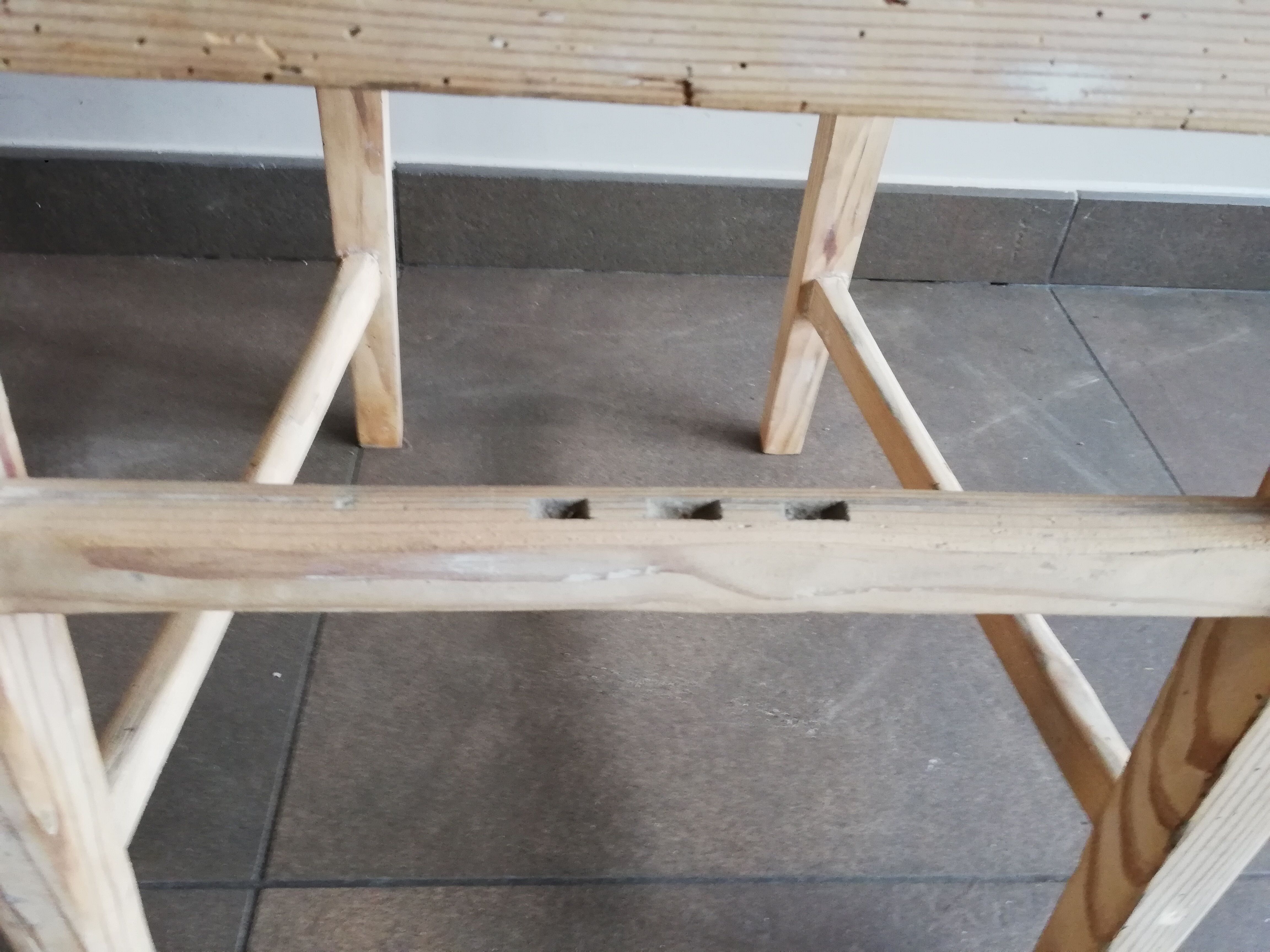 Vintage wooden chair, 50s