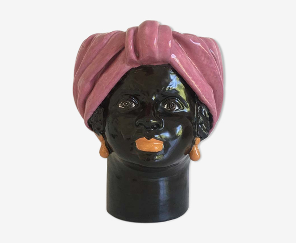 Vase tête moyenne rose femme