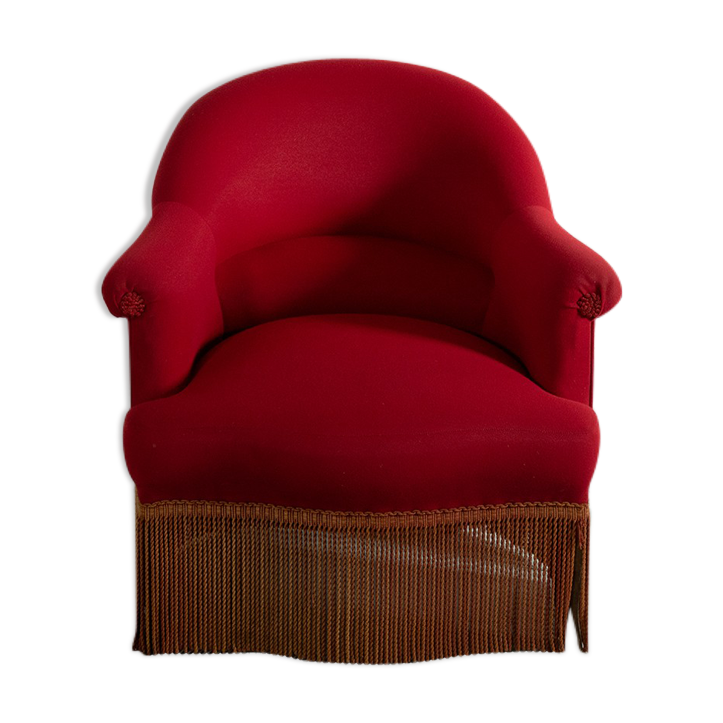 Red toad chair