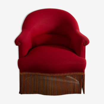 Red toad chair