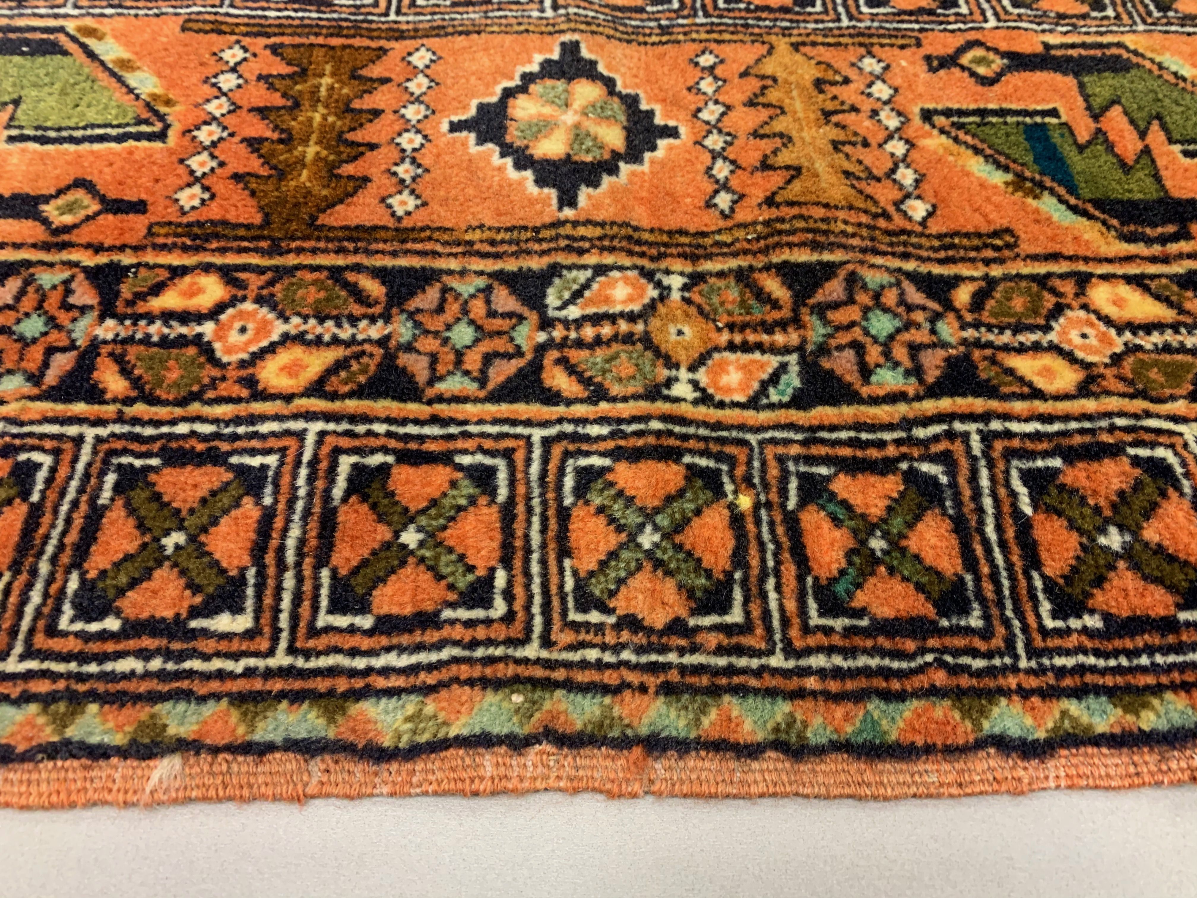 Vintage Afghan Ersari Khal Mohammadi Rug 185x122 cm Afghan Khan Rug