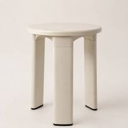 Tabouret design blanc vintage 70S TA-TAY made in SPAIN