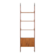 Italian floor to ceiling wall unit or room divider in teak, 1960s