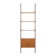Italian floor to ceiling wall unit or room divider in teak, 1960s