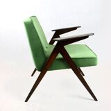 Green Bunny Armchair by Józef Chierowski, 1970s
