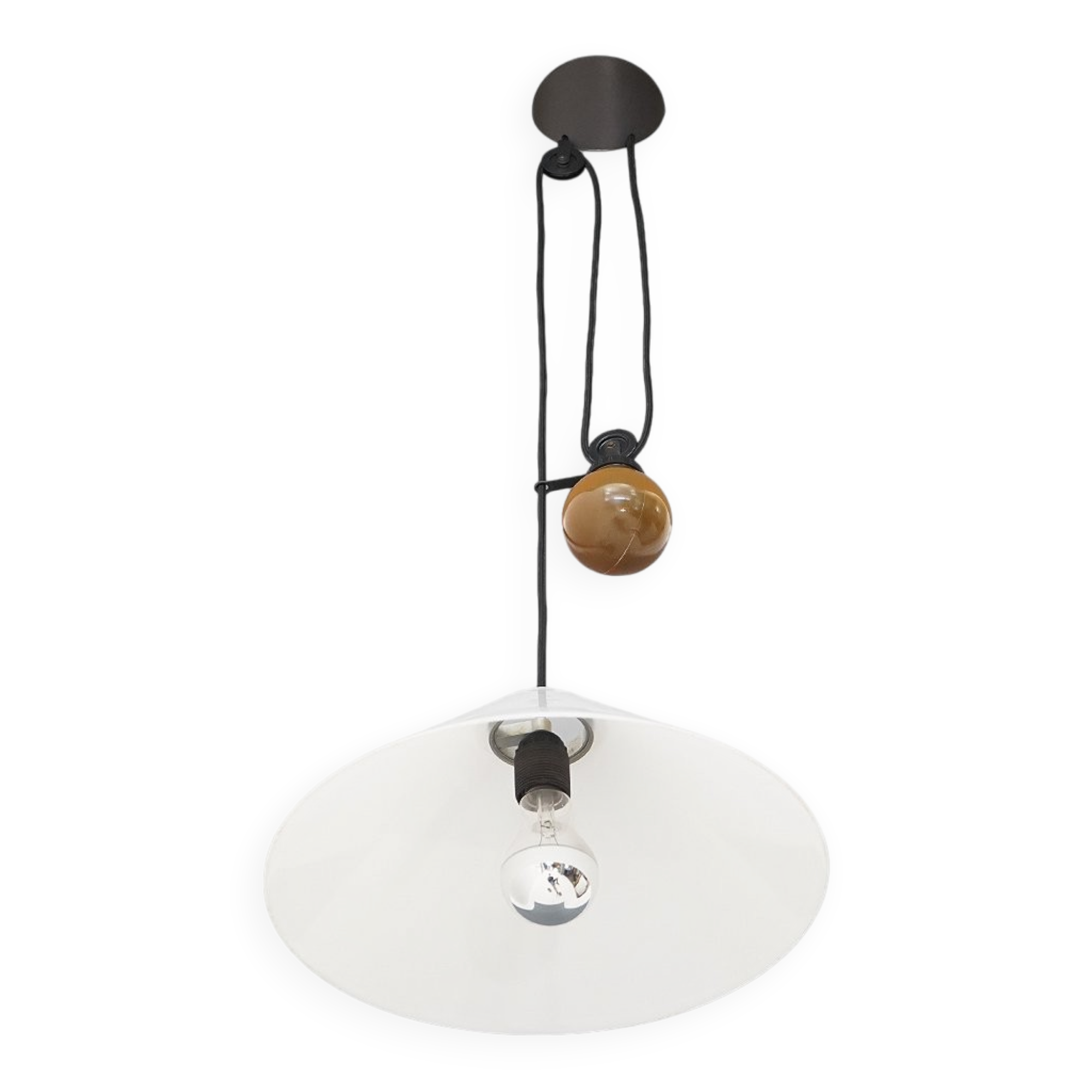 Lustre Up and Down designed by Enzo Mari for Artemide, 1970s