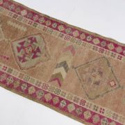 Tapis de couloir antique anatolien