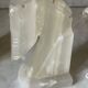 Pair of onyx horse head bookends