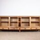 Very large French sideboard in solid oak, Guillerme and Chambron 1960.
