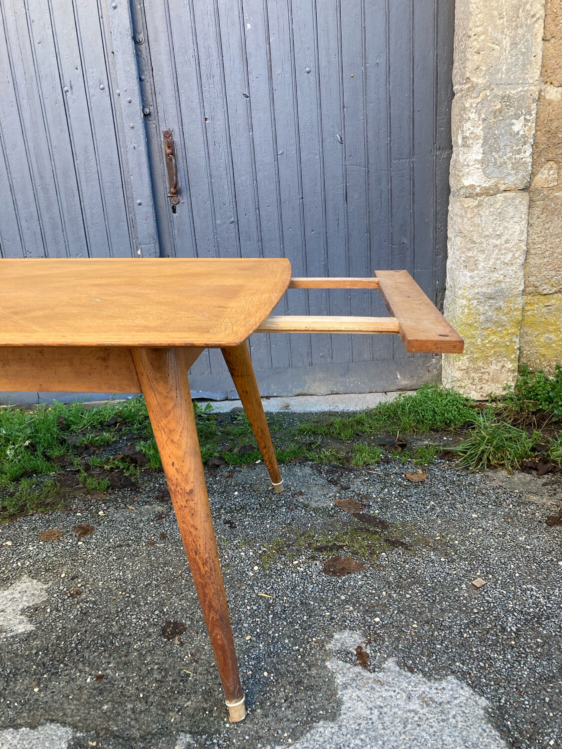 Large vintage Scandinavian style table