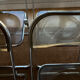 Lot of vintage taupe Plia chairs, Anomina Castelli 1970, Italy.