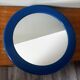 Miroir syla vintage bleu années 70 space age