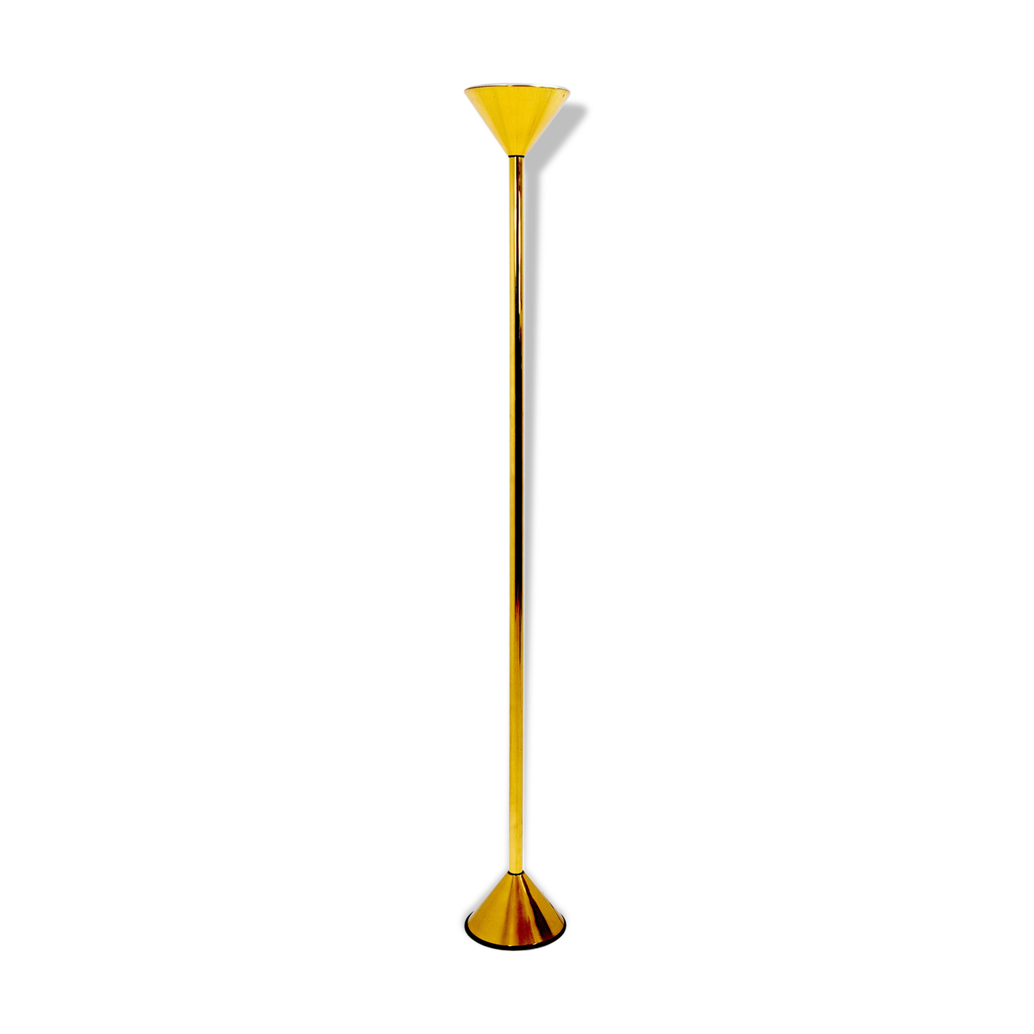 Vintage Brass Floor Lamp, 1974