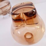 A pair of submerged glassware from the 1940s.