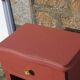 Terracotta pink bedside table