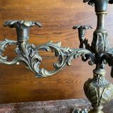 Pair of candlesticks 5 fires