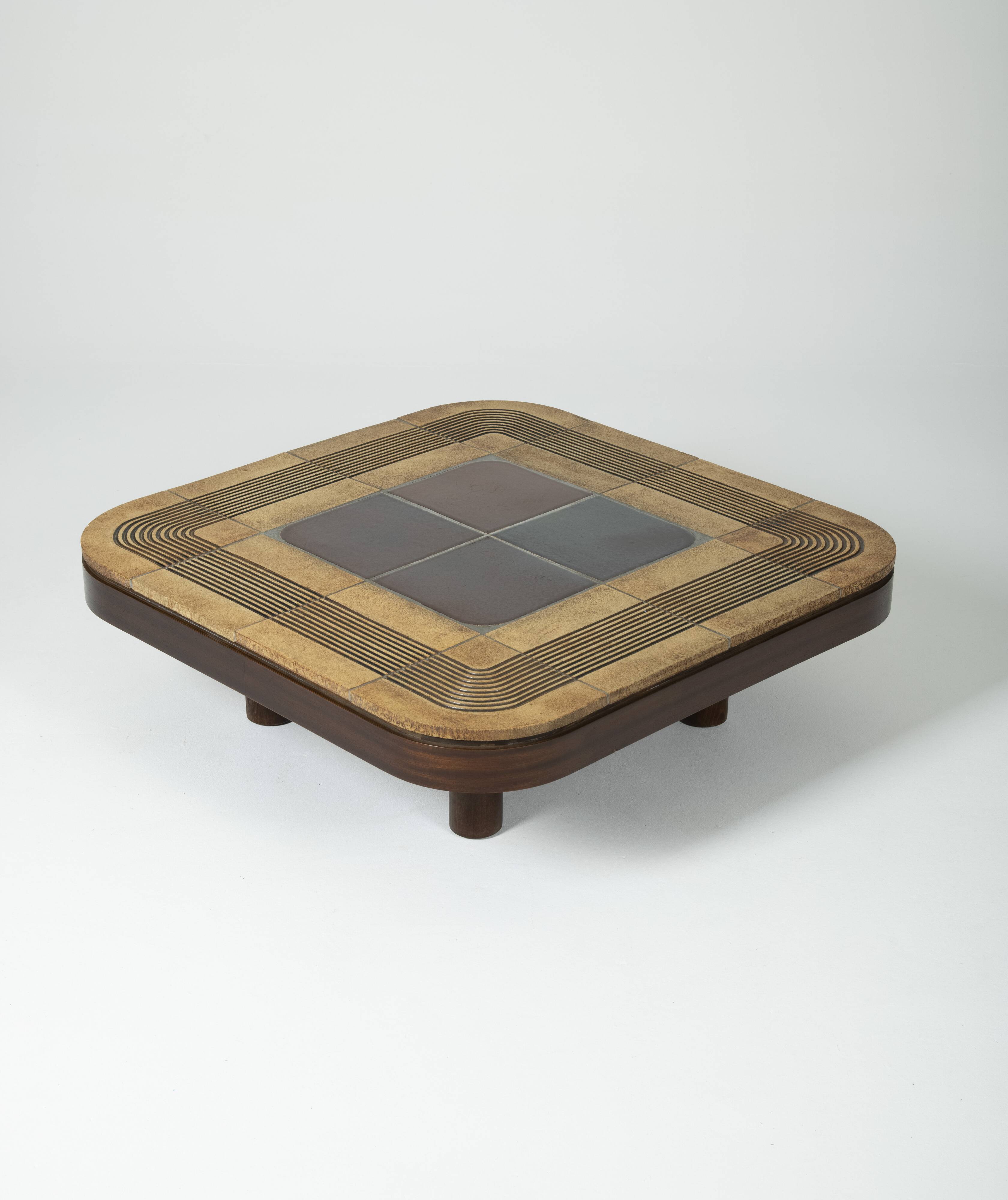 Mambo ceramic table by Roger Capron in Vallauris, France 1970s