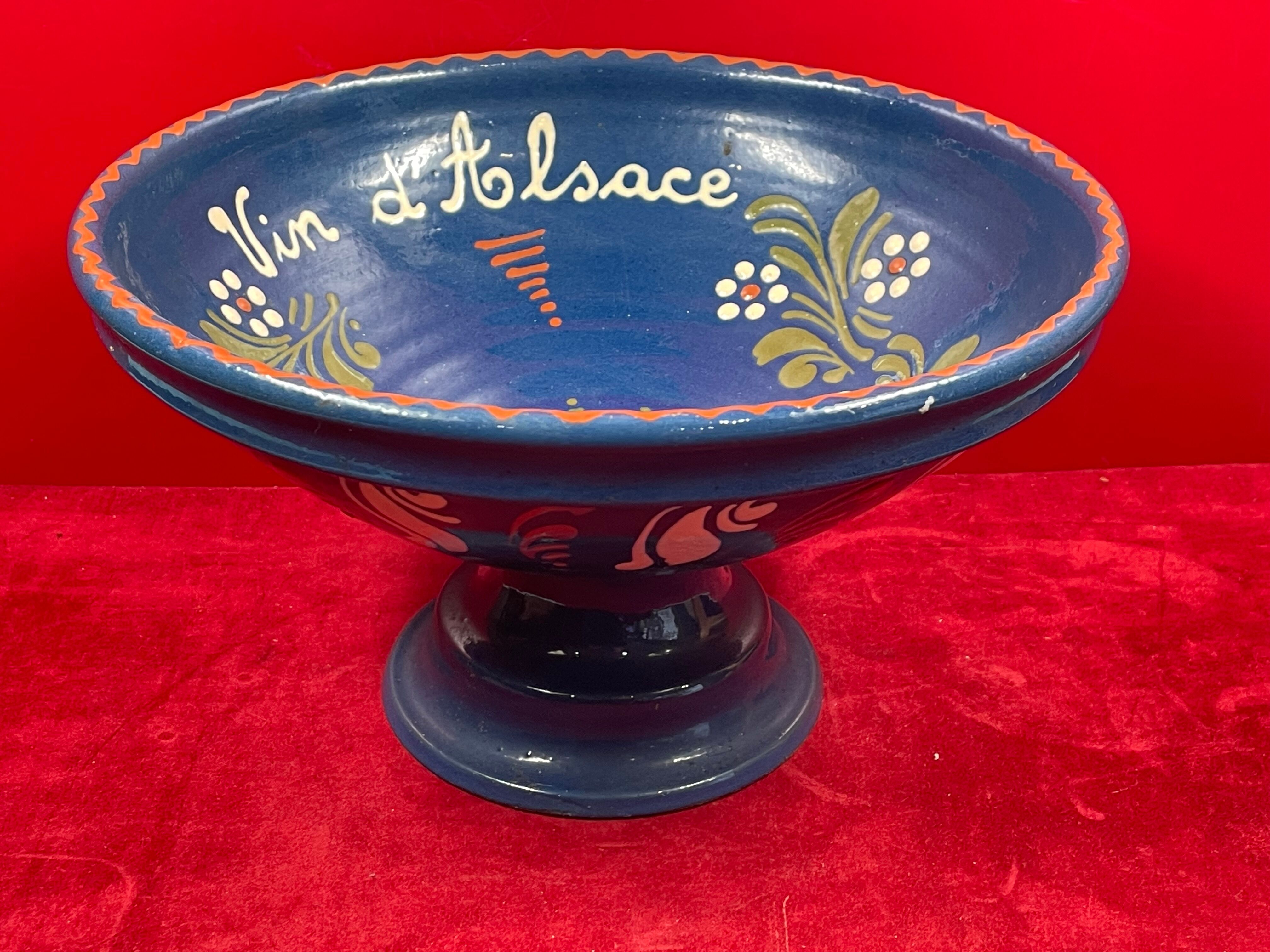 Compotier vin d'Alsace Koehly grès d'Alsace