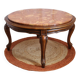 Red marble coffee table