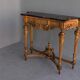 Console time XIX wood and stucco gilded Louis XVI style