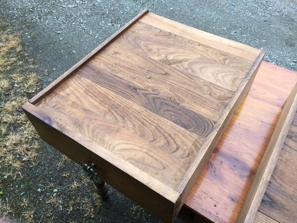 Table de ferme de style Louis Philippe en merisier massif