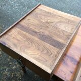 Louis Philippe style farmhouse table in solid cherrywood